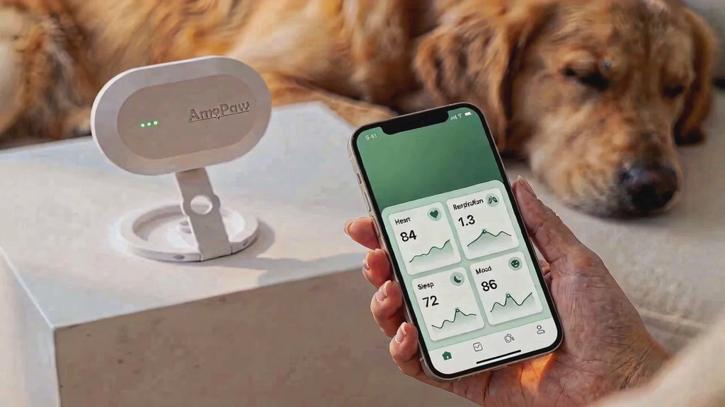 AmoPaw Sense — Contactless Heart & Breathing Monitor for Cats and Dogs